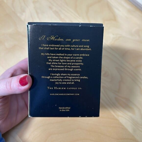 Harlem Candle Co. Josephine Luxury Soy Candle W/ Box Lit Once - Picture 2 of 5